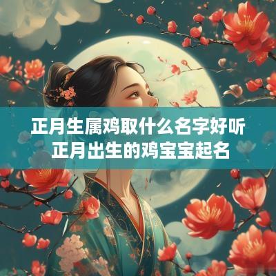 正月生属鸡取什么名字好听 正月出生的鸡宝宝起名