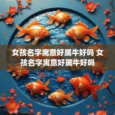 女孩名字寓意好属牛好吗 女孩名字寓意好属牛好吗