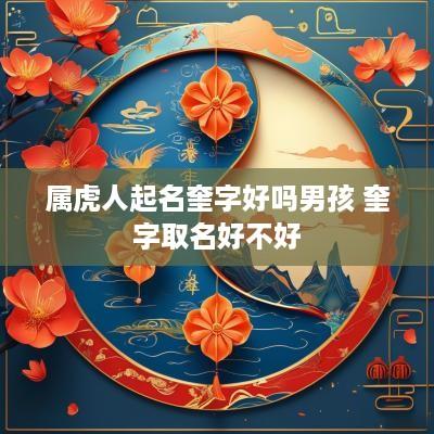 属虎人起名奎字好吗男孩 奎字取名好不好