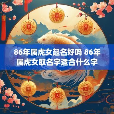 86年属虎女起名好吗 86年属虎女取名字适合什么字
