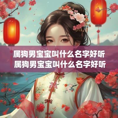 属狗男宝宝叫什么名字好听 属狗男宝宝叫什么名字好听点
