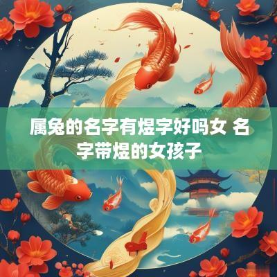 属兔的名字有煜字好吗女 名字带煜的女孩子