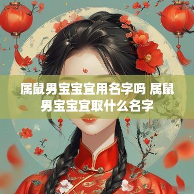 属鼠男宝宝宜用名字吗 属鼠男宝宝宜取什么名字