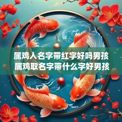 属鸡人名字带红字好吗男孩 属鸡取名字带什么字好男孩