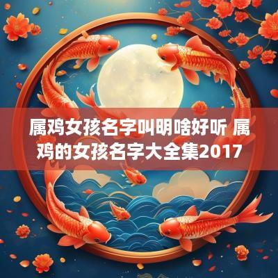 属鸡女孩名字叫明啥好听 属鸡的女孩名字大全集2017