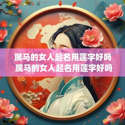 属马的女人起名用莲字好吗 属马的女人起名用莲字好吗