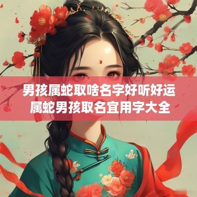 男孩属蛇取啥名字好听好运 属蛇男孩取名宜用字大全