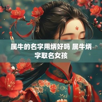 属牛的名字用炳好吗 属牛炳字取名女孩