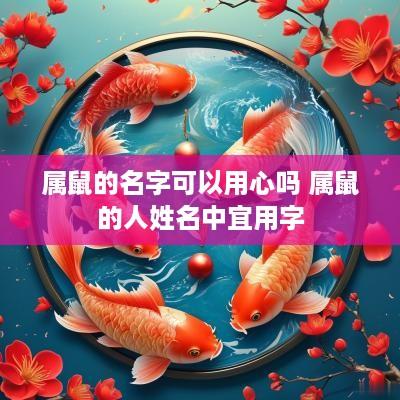属鼠的名字可以用心吗 属鼠的人姓名中宜用字