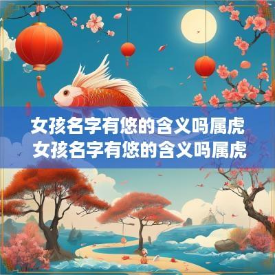 女孩名字有悠的含义吗属虎 女孩名字有悠的含义吗属虎