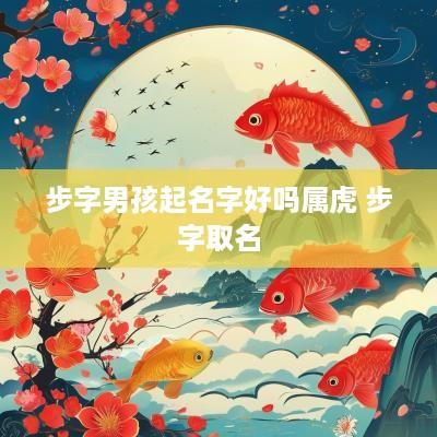 步字男孩起名字好吗属虎 步字取名