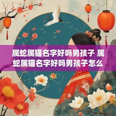 属蛇属猫名字好吗男孩子 属蛇属猫名字好吗男孩子怎么取