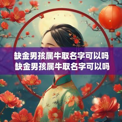 缺金男孩属牛取名字可以吗 缺金男孩属牛取名字可以吗