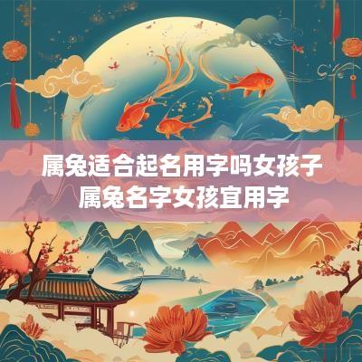 属兔适合起名用字吗女孩子 属兔名字女孩宜用字