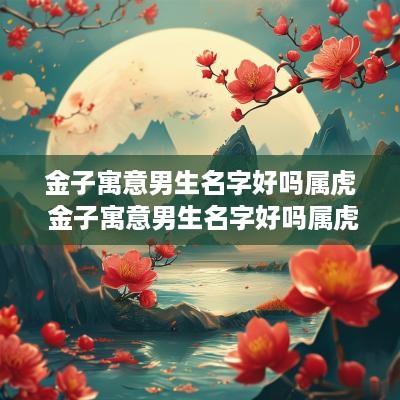 金子寓意男生名字好吗属虎 金子寓意男生名字好吗属虎的
