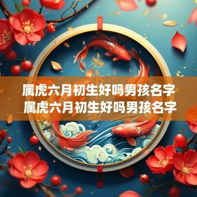 属虎六月初生好吗男孩名字 属虎六月初生好吗男孩名字怎么取
