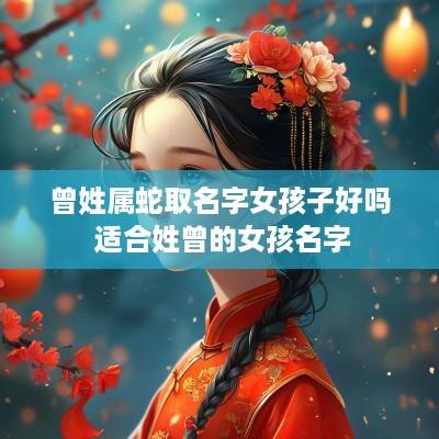 曾姓属蛇取名字女孩子好吗 适合姓曾的女孩名字