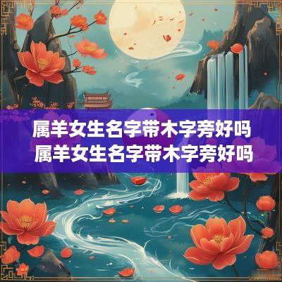 属羊女生名字带木字旁好吗 属羊女生名字带木字旁好吗怎么取