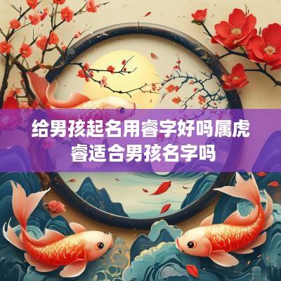给男孩起名用睿字好吗属虎 睿适合男孩名字吗