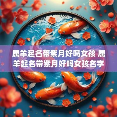 属羊起名带紫月好吗女孩 属羊起名带紫月好吗女孩名字