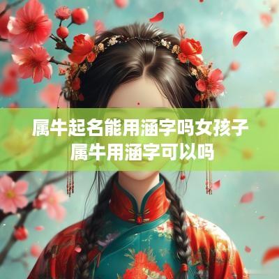 属牛起名能用涵字吗女孩子 属牛用涵字可以吗