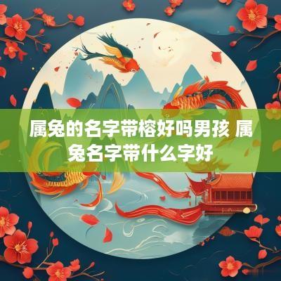 属兔的名字带榕好吗男孩 属兔名字带什么字好