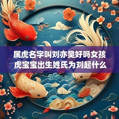 属虎名字叫刘亦昊好吗女孩 虎宝宝出生姓氏为刘起什么名字好