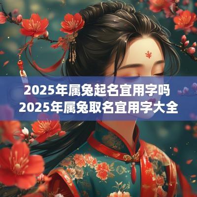 2025年属兔起名宜用字吗 2025年属兔取名宜用字大全 2025年属兔起名宜用字吗 2025年属兔取名宜用字大全