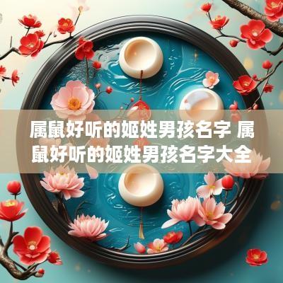 属鼠好听的姬姓男孩名字 属鼠好听的姬姓男孩名字大全
