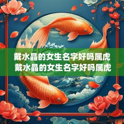 戴水晶的女生名字好吗属虎 戴水晶的女生名字好吗属虎
