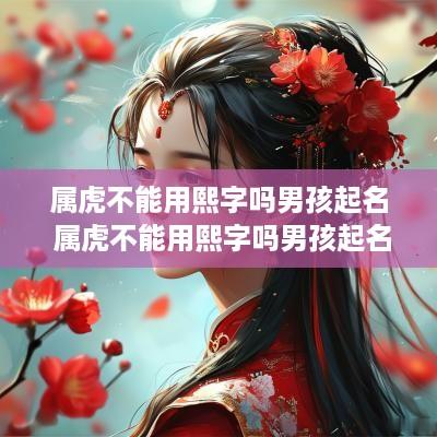 属虎不能用熙字吗男孩起名 属虎不能用熙字吗男孩起名字
