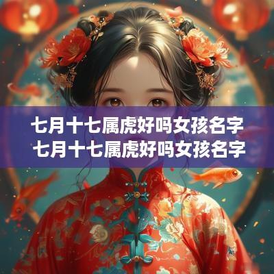 七月十七属虎好吗女孩名字 七月十七属虎好吗女孩名字叫什么