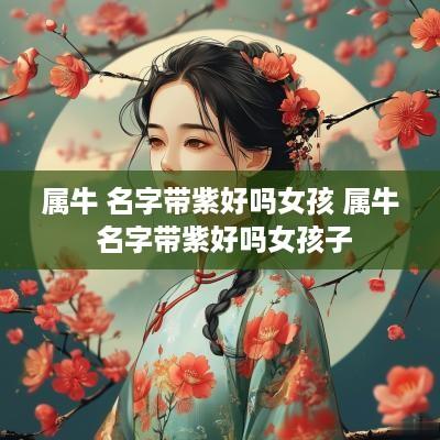 属牛 名字带紫好吗女孩 属牛 名字带紫好吗女孩子