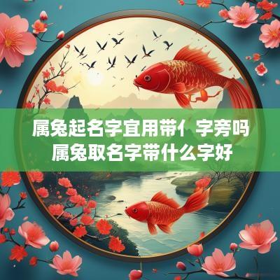 属兔起名字宜用带亻字旁吗 属兔取名字带什么字好