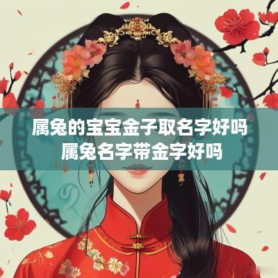 属兔的宝宝金子取名字好吗 属兔名字带金字好吗