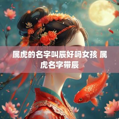 属虎的名字叫辰好吗女孩 属虎名字带辰