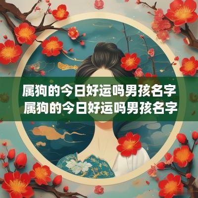 属狗的今日好运吗男孩名字 属狗的今日好运吗男孩名字大全