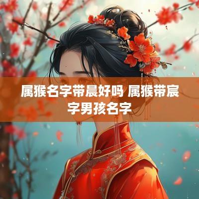 属猴名字带晨好吗 属猴带宸字男孩名字