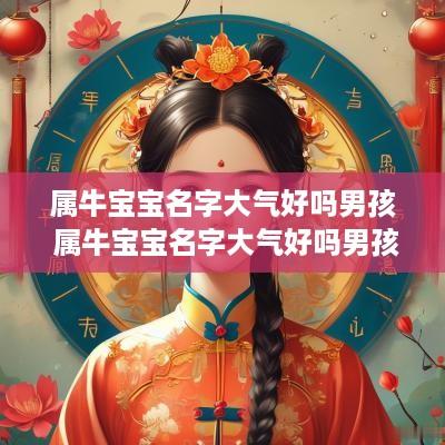 属牛宝宝名字大气好吗男孩 属牛宝宝名字大气好吗男孩