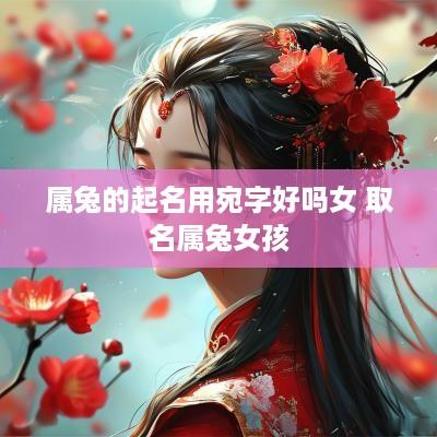 属兔的起名用宛字好吗女 取名属兔女孩