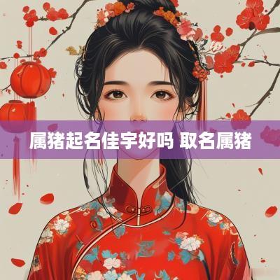 属猪起名佳宇好吗 取名属猪