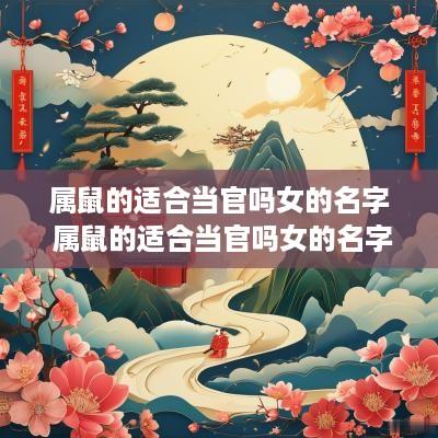 属鼠的适合当官吗女的名字 属鼠的适合当官吗女的名字叫什么