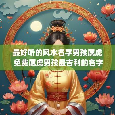 最好听的风水名字男孩属虎 免费属虎男孩最吉利的名字