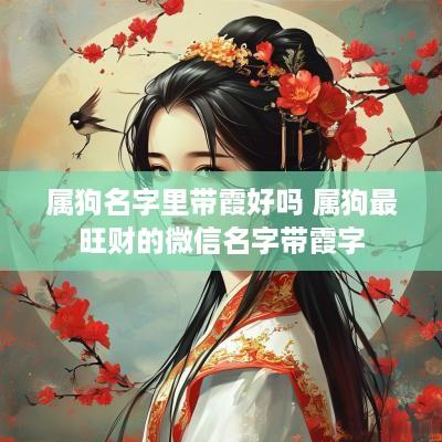 属狗名字里带霞好吗 属狗最旺财的微信名字带霞字