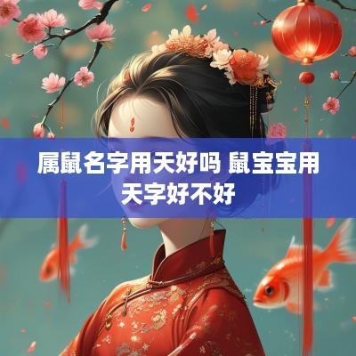 属鼠名字用天好吗 鼠宝宝用天字好不好