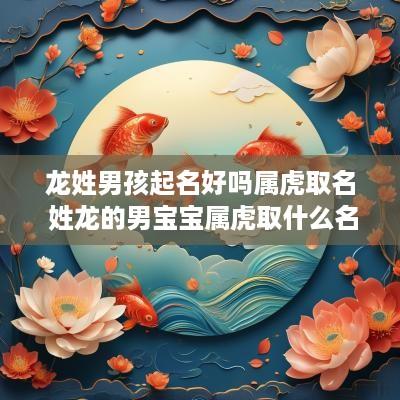 龙姓男孩起名好吗属虎取名 姓龙的男宝宝属虎取什么名字