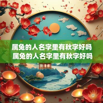 属兔的人名字里有秋字好吗 属兔的人名字里有秋字好吗女孩