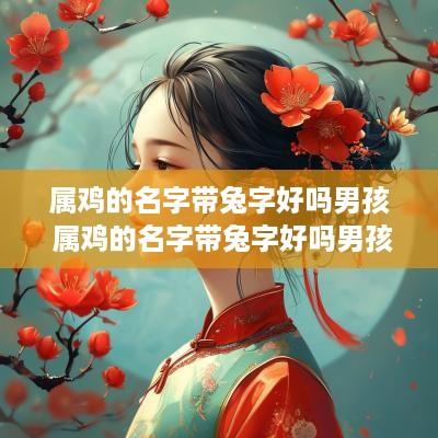 属鸡的名字带兔字好吗男孩 属鸡的名字带兔字好吗男孩子