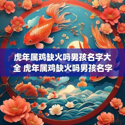 蛇年属鸡缺火吗男孩名字大全 蛇年属鸡缺火吗男孩名字大全及寓意
