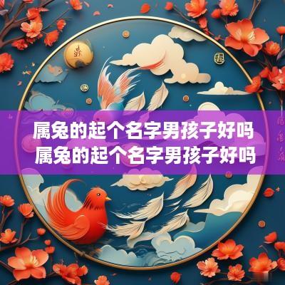 属兔的起个名字男孩子好吗 属兔的起个名字男孩子好吗